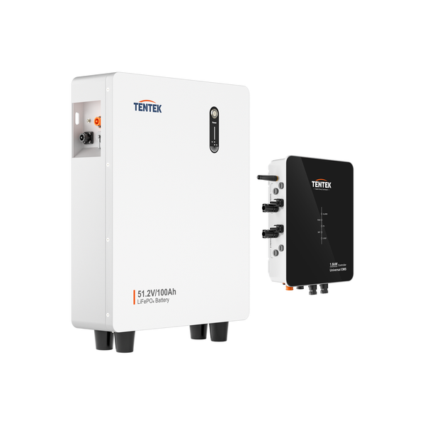 Tentek Compact Energy Storage Kit (EMS Controller + 5 kWh Battery)