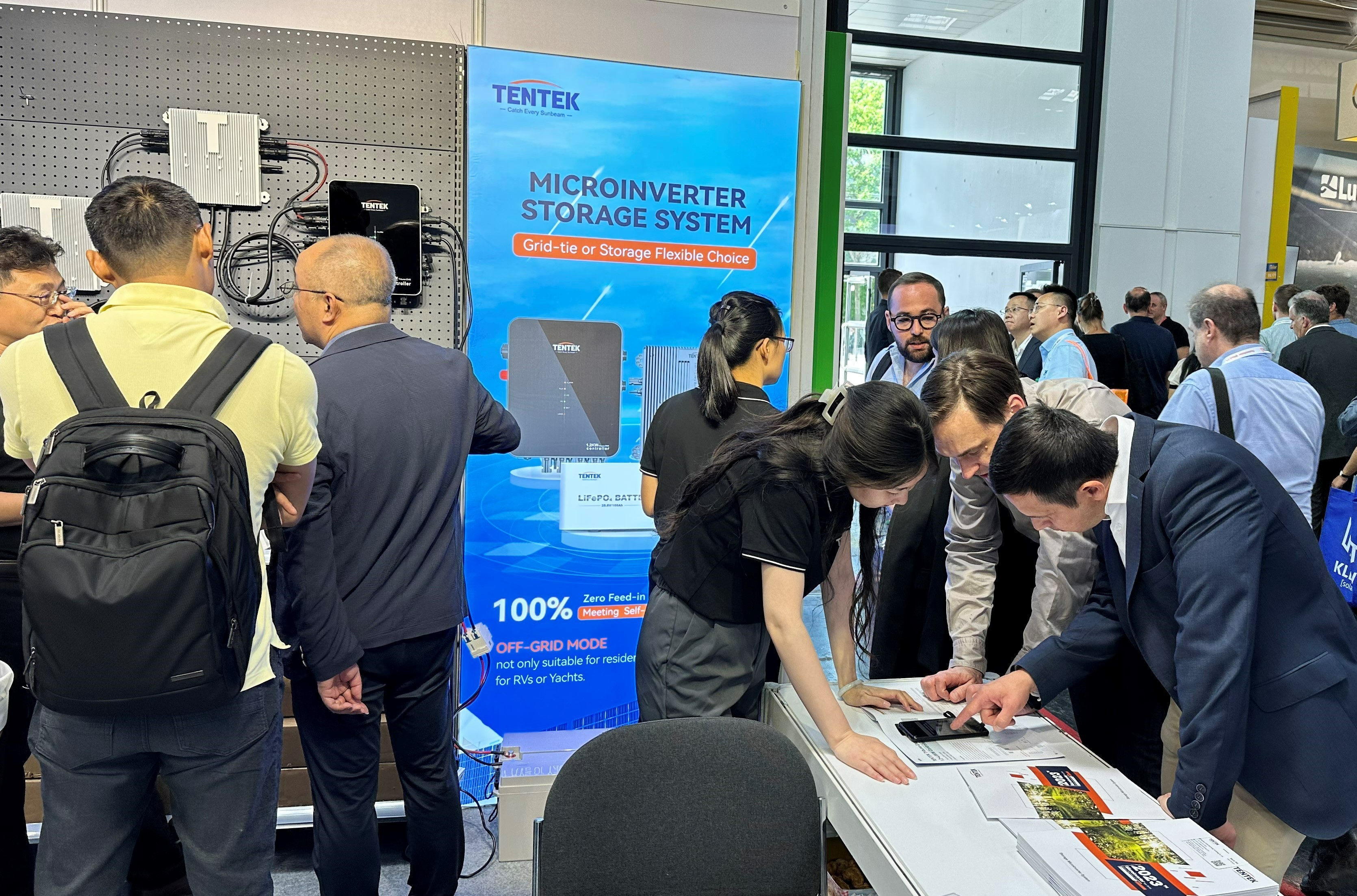 A splendid debut for Tentek at Intersolar Europe 2023.(图2)